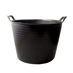 42L Rubber Flexible Cylindrical Laundry Builders Bucket