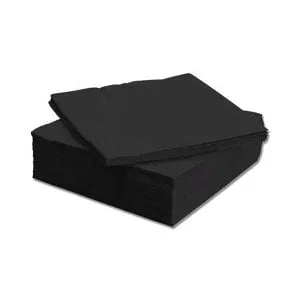 Black Cocktail Napkins 2ply (Box of 4000)