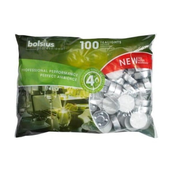 4 Hour Professional Bolsius Tea Lights ( Bag of 100)