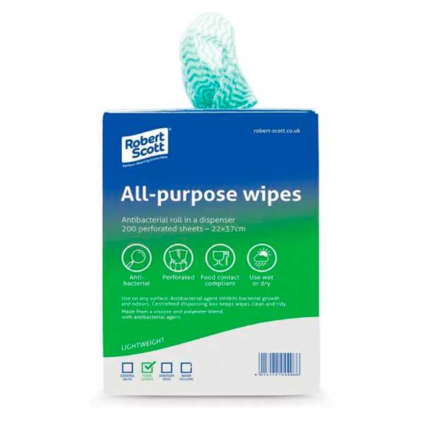Dispenser Box of All Purpose Wipes (200) RGBY - Image 3