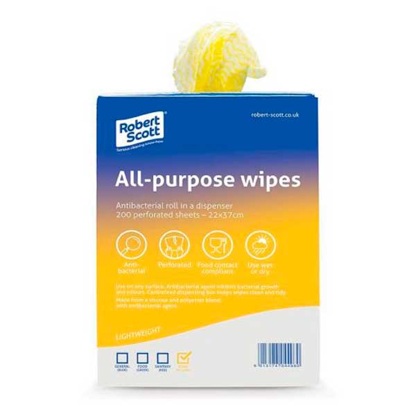 Dispenser Box of All Purpose Wipes (200) RGBY - Image 2