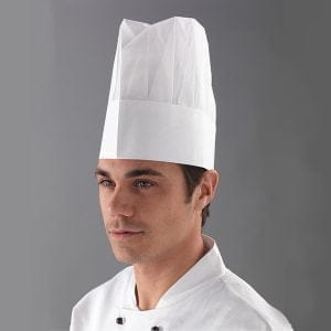 White EuropeAn Chefs Hats (pack of 250)
