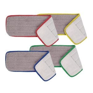 Rs standard microfibre pocket - typE flat mop BGRY