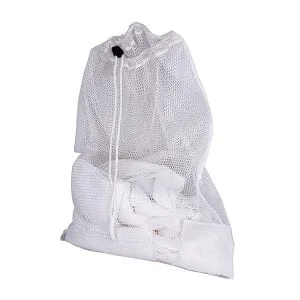 90L Laundry nets with drawsring - White
