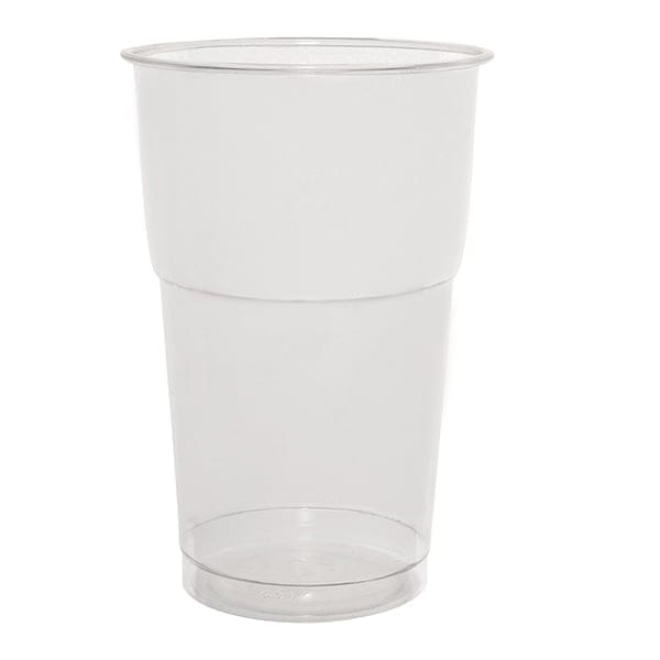 1/2 pint plastic glass case of 1250