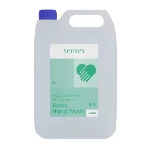 Senses Fragrance-Free Antibacterial Foam Hand Wash, 5L