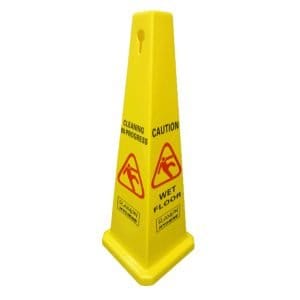 Large Safety Cone- Caution/Wet Floor 95cm