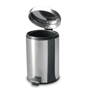 5L Bathroom Small Metal Pedal Bin