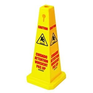 Small Safety Cone- Caution/Wet Floor 68cm