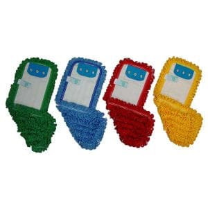 tts microfibre looped flat mophead with eyeletes 40cm